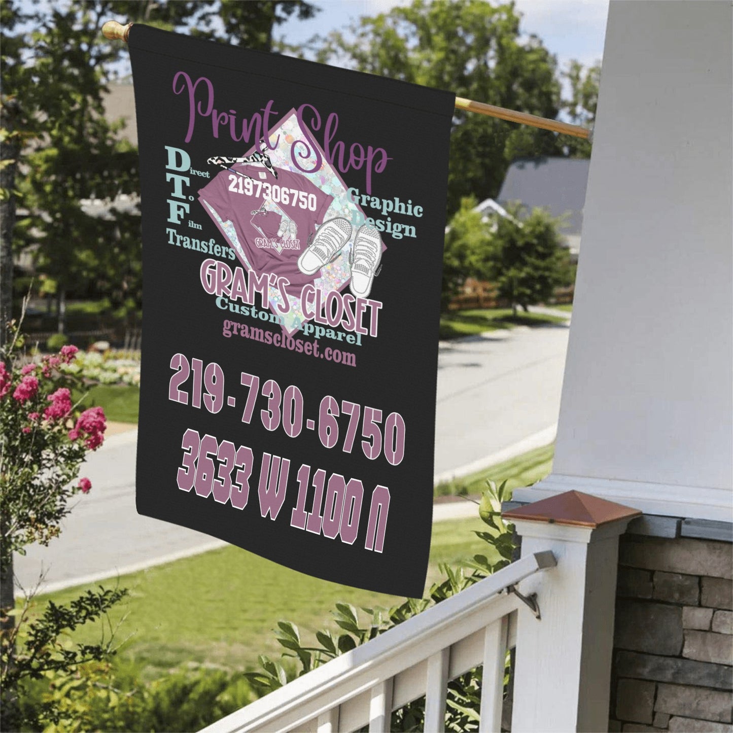 Advertising/Garden Flag 36''x60'' (Both Sides)