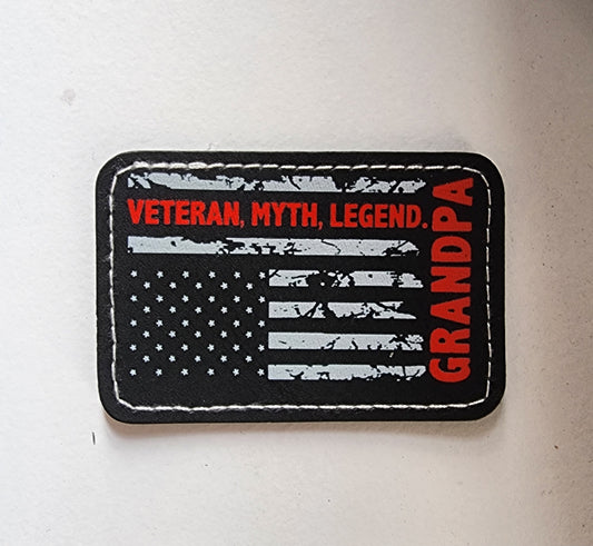 Custom Leather Full Color DTF Patches