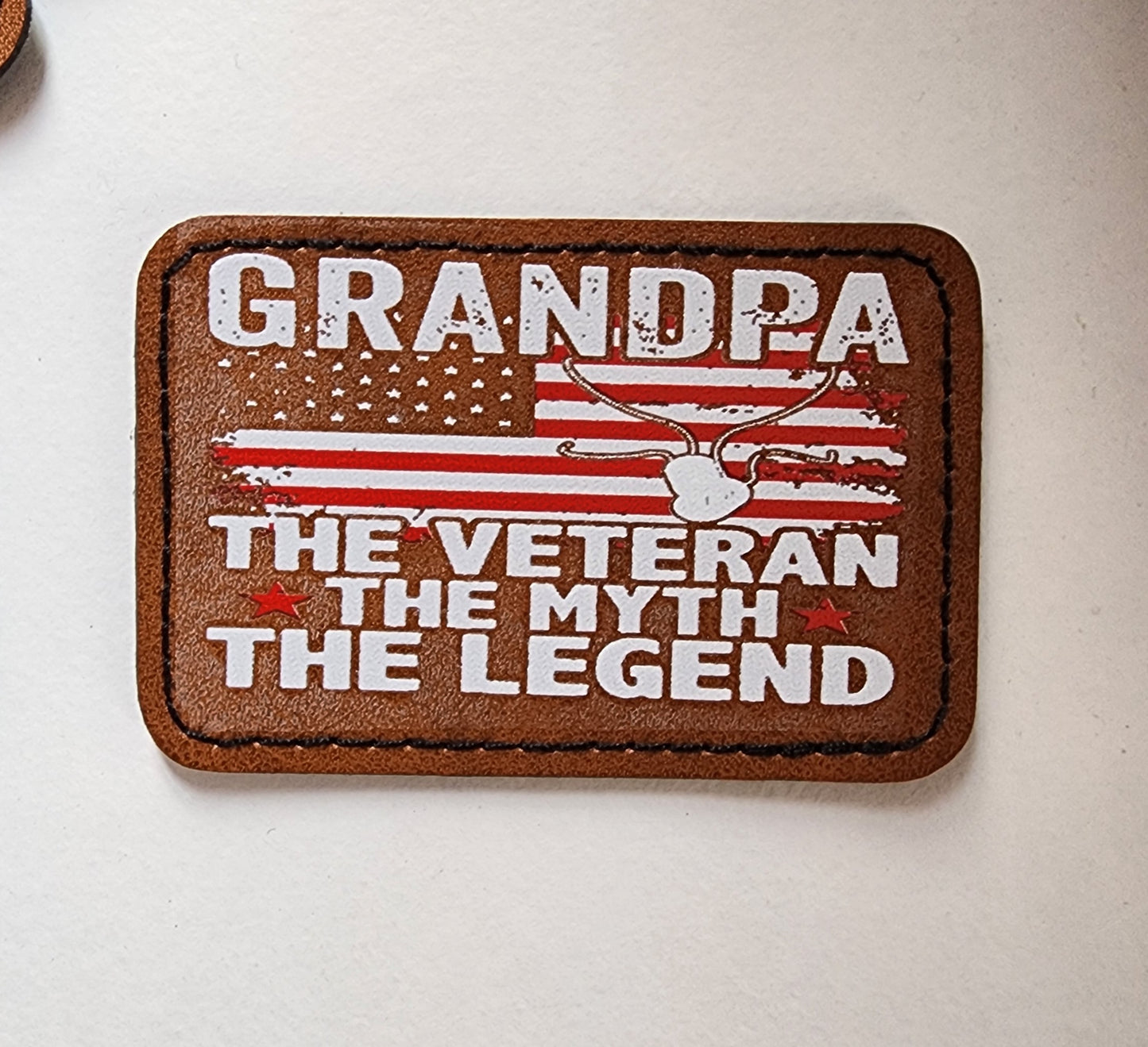 Custom Leather Full Color DTF Patches