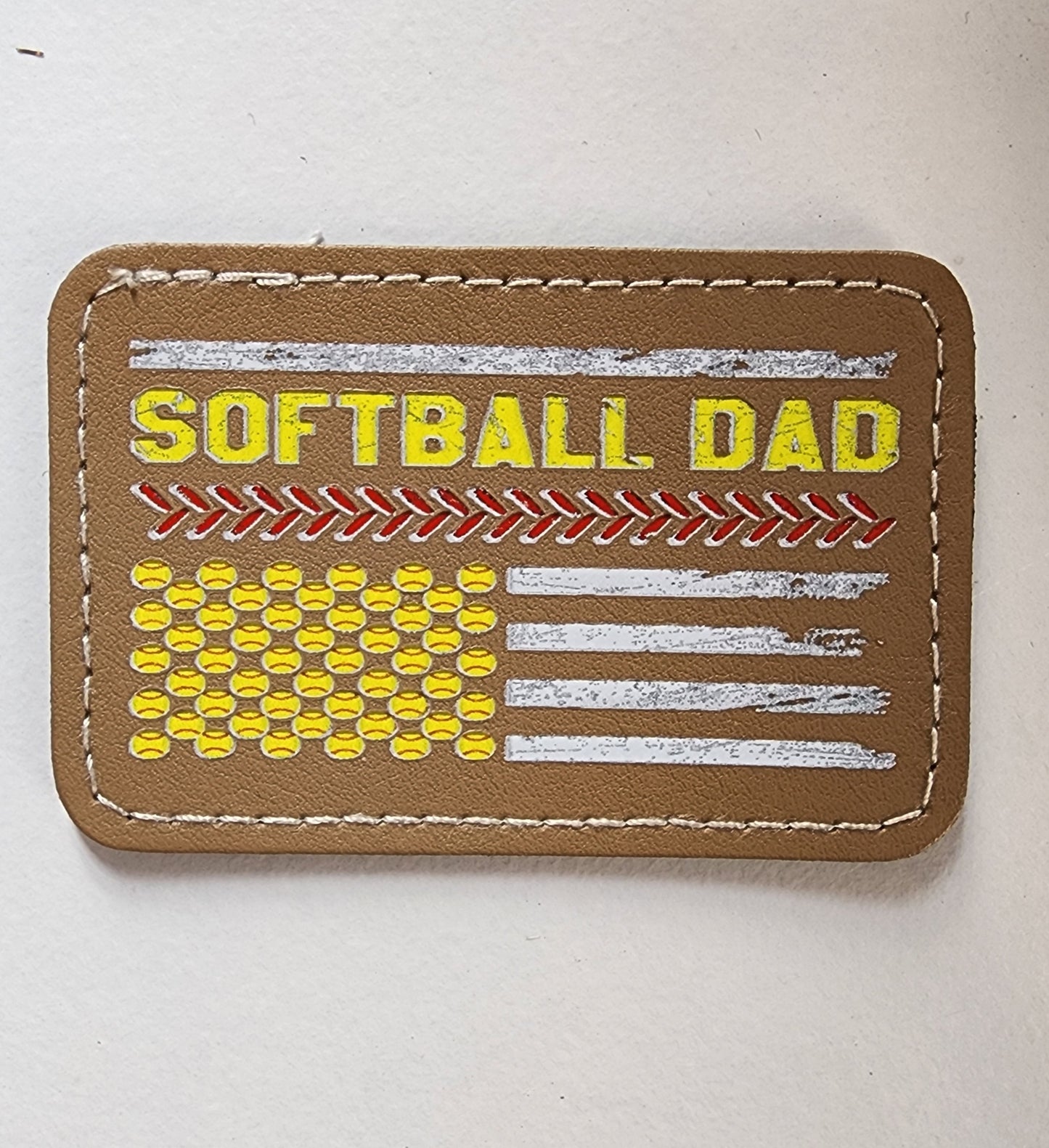 Custom Leather Full Color DTF Patches