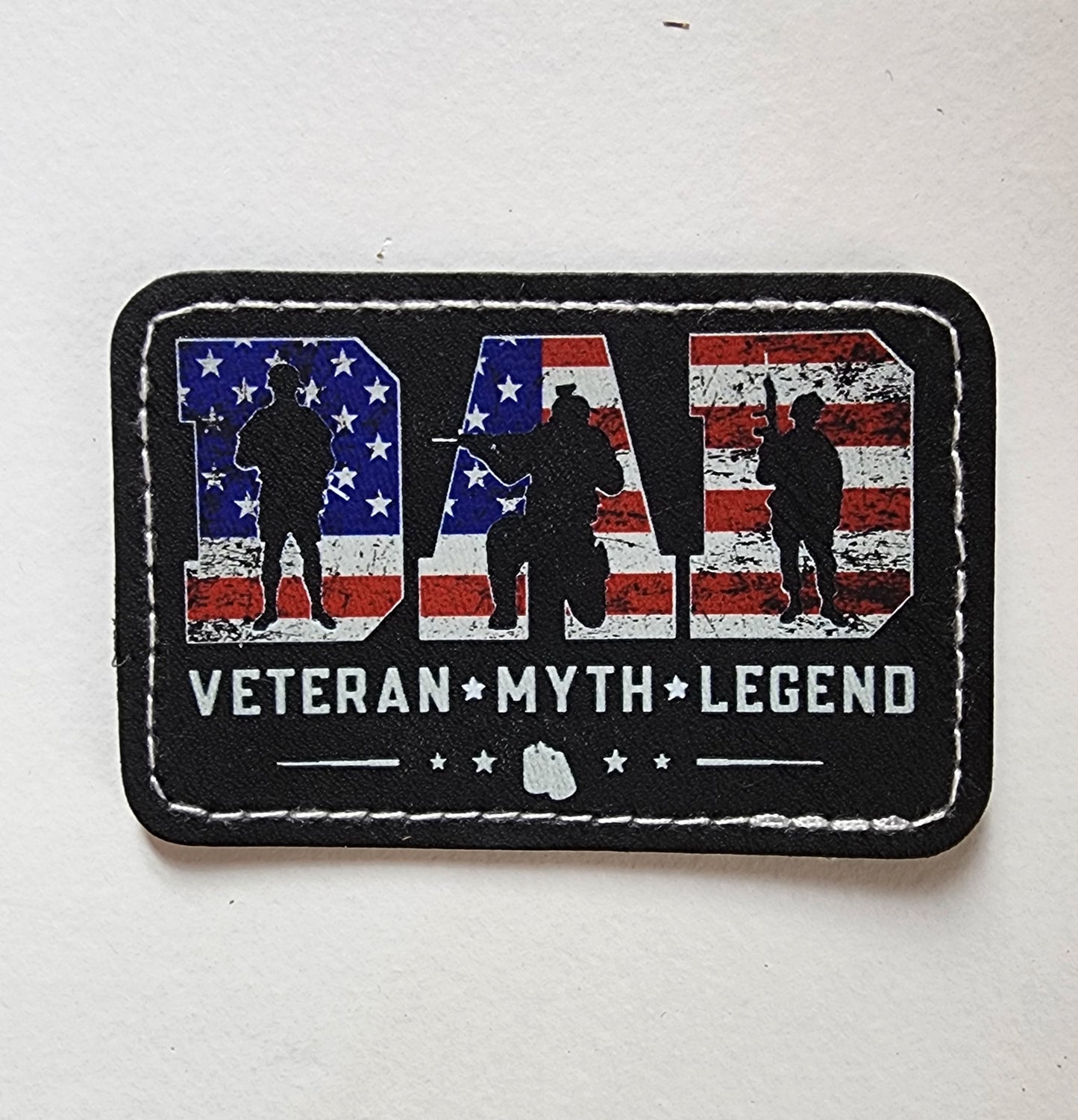 Custom Leather Full Color DTF Patches