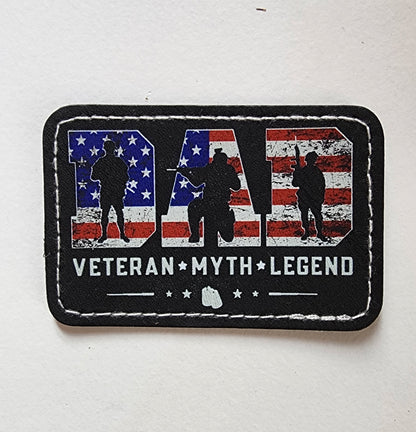 Custom Leather Full Color DTF Patches