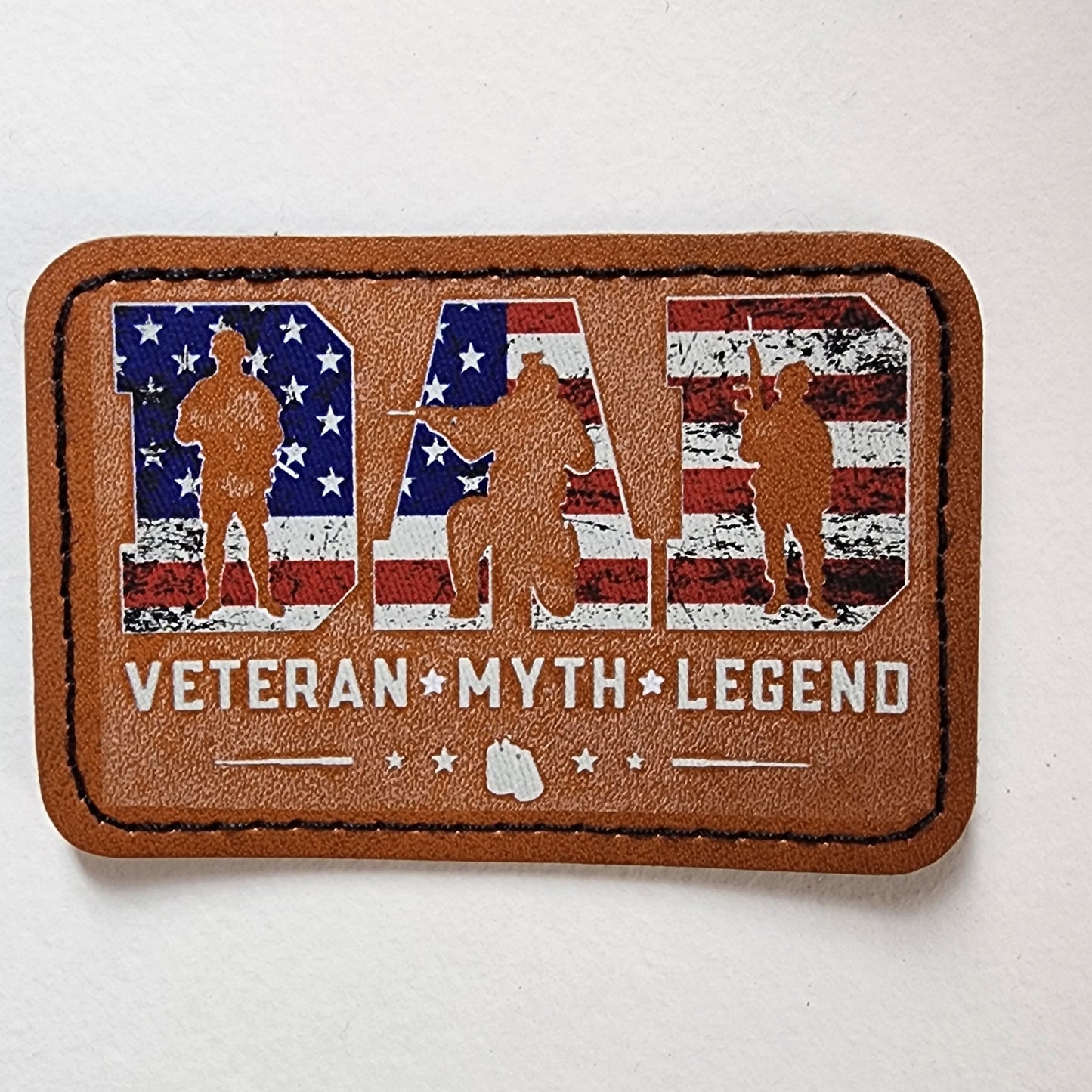 Custom Leather Full Color DTF Patches