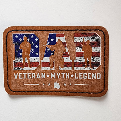 Custom Leather Full Color DTF Patches