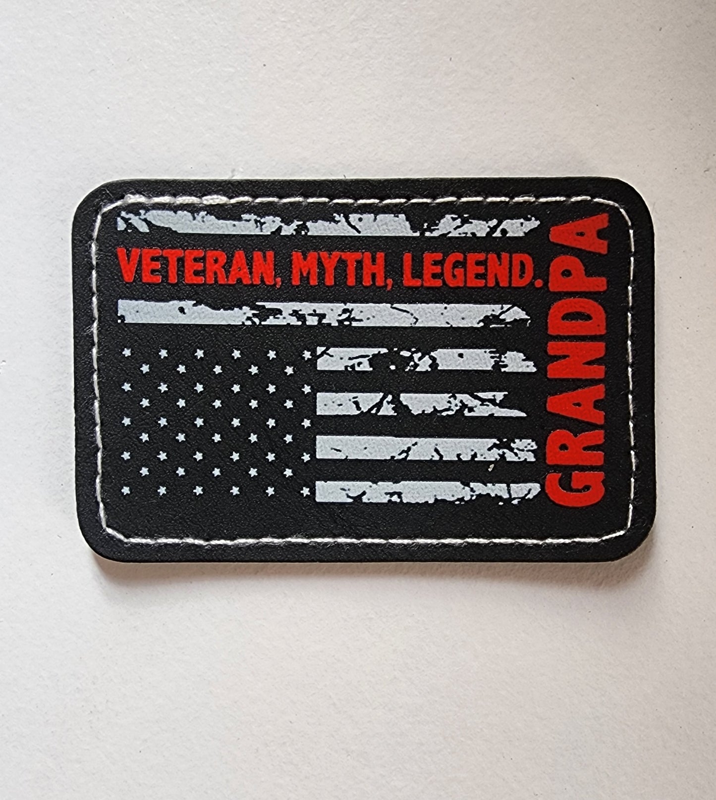 Custom Leather Full Color DTF Patches