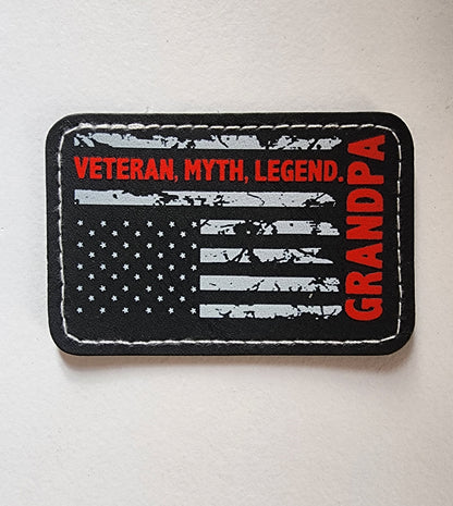 Custom Leather Full Color DTF Patches