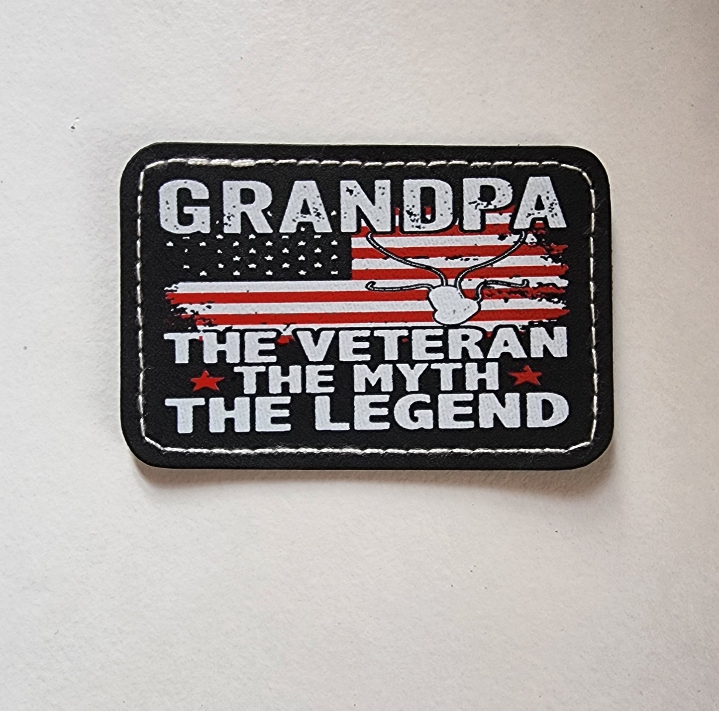 Custom Leather Full Color DTF Patches