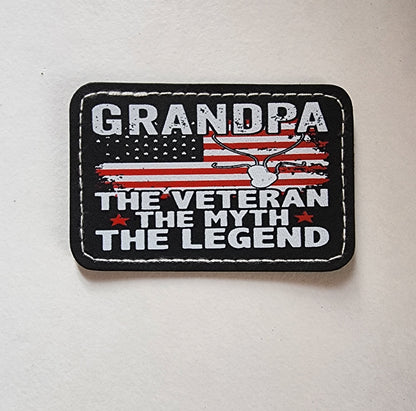 Custom Leather Full Color DTF Patches