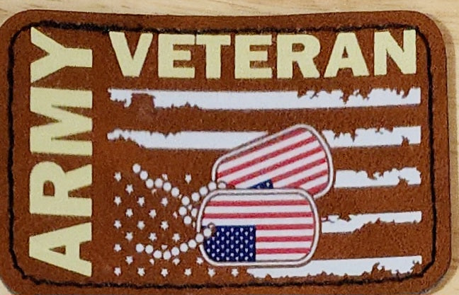 Custom Leather Full Color DTF Patches