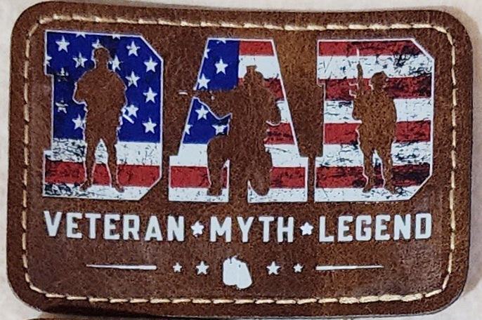 Custom Leather Full Color DTF Patches