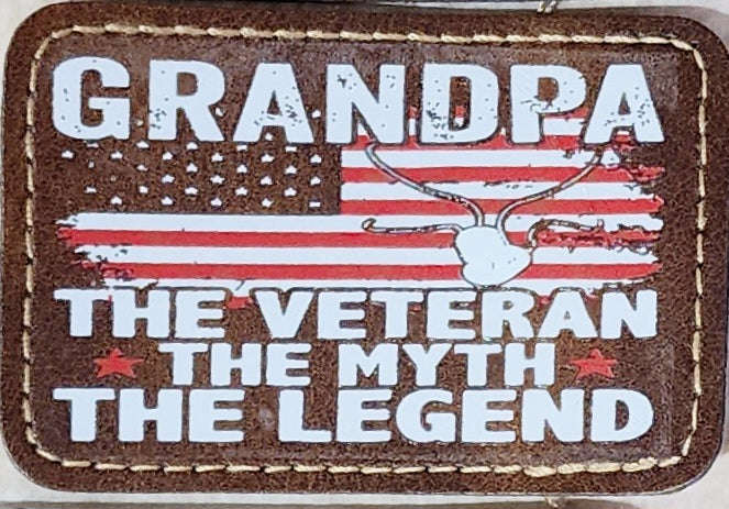 Custom Leather Full Color DTF Patches