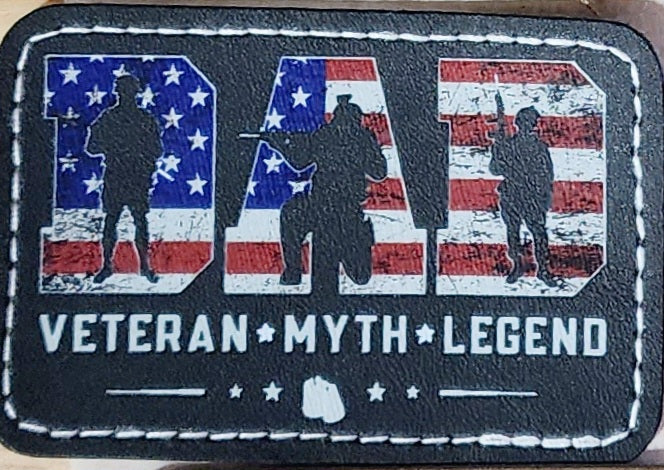 Custom Leather Full Color DTF Patches