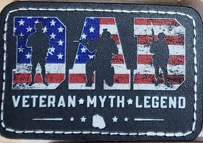 Custom Leather Full Color DTF Patches