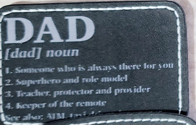 Custom Leather Full Color DTF Patches