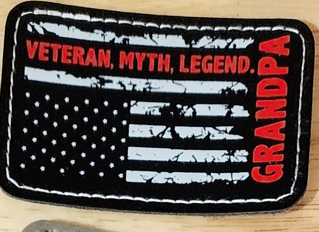 Custom Leather Full Color DTF Patches