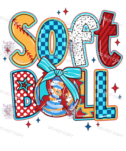 Softball Designs Transfer