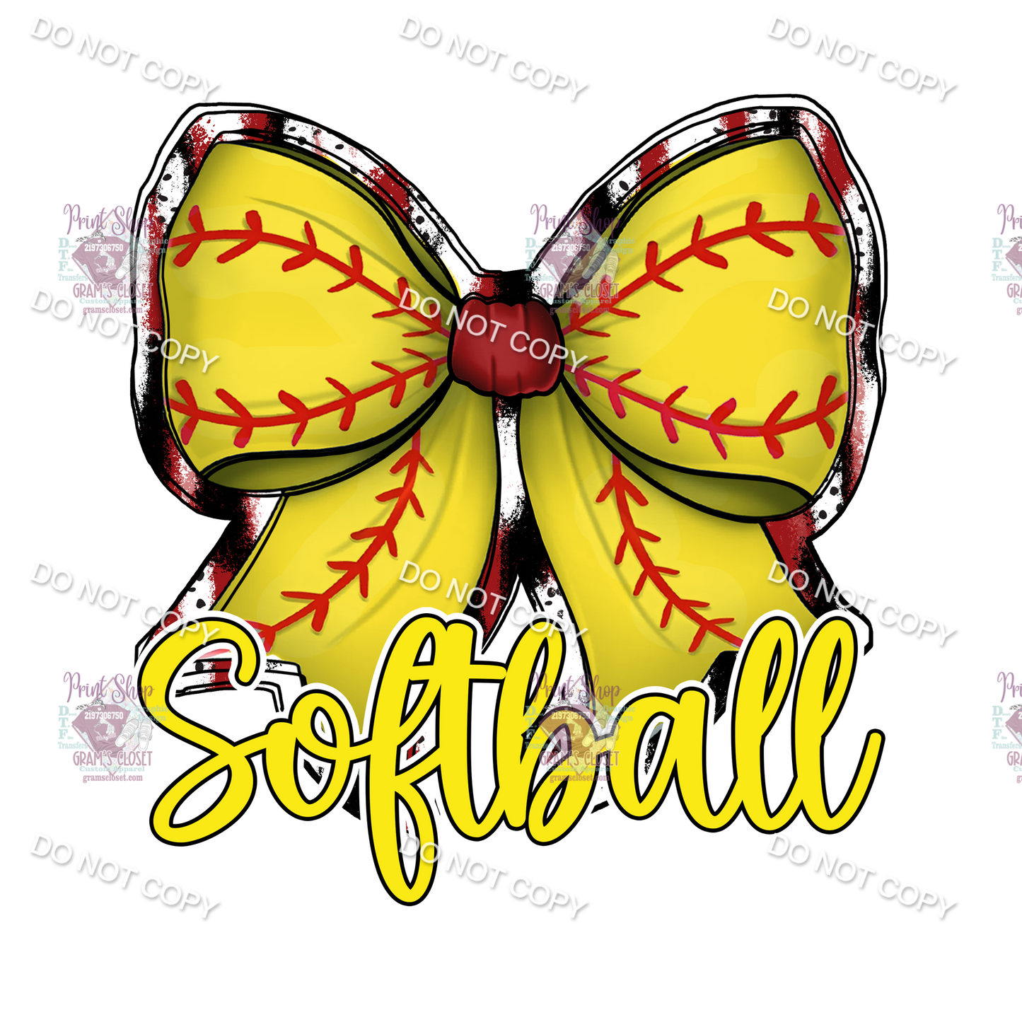 Softball Designs Transfer