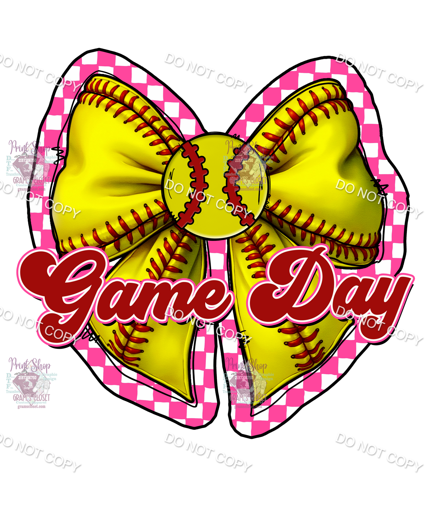 Softball Designs Transfer