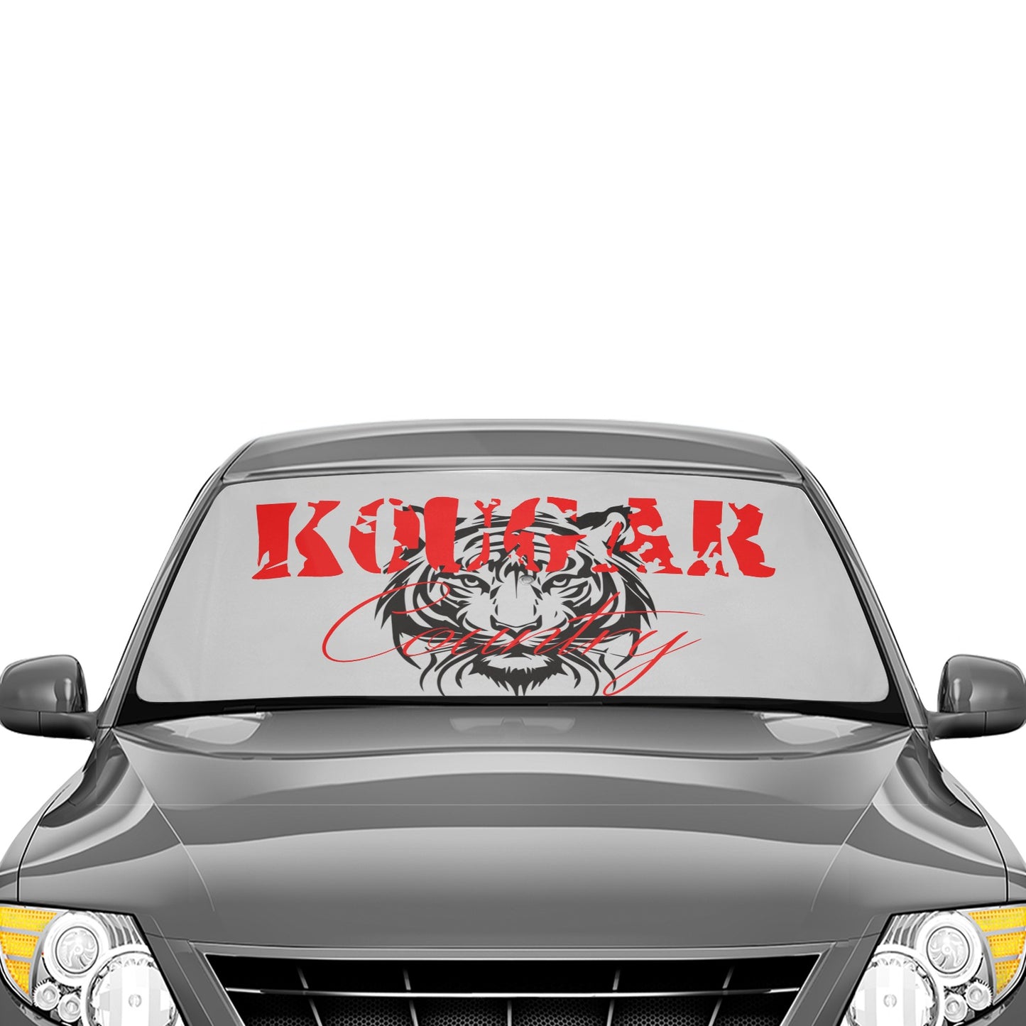 Kougar Country Windshield Visor Car Sun Shade Umbrella 58"x29"