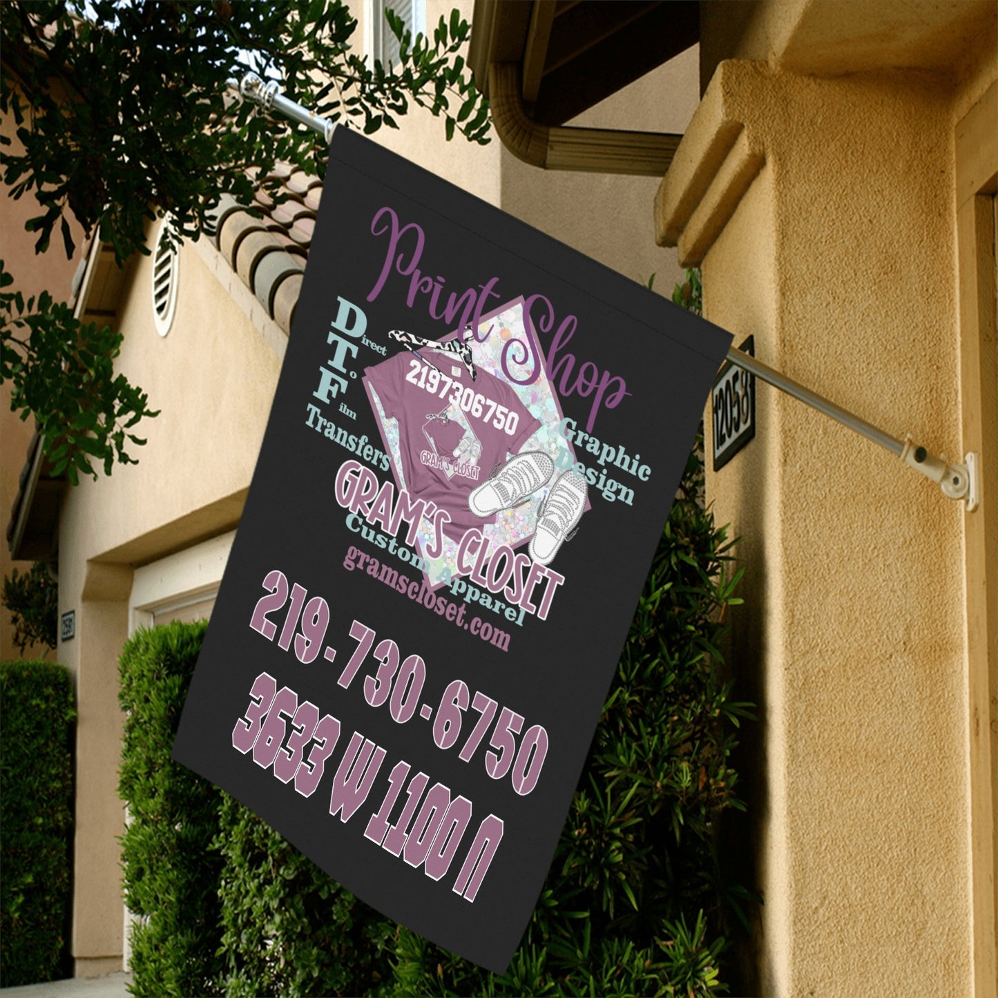 Advertising/Garden Flag 36''x60'' (Both Sides)