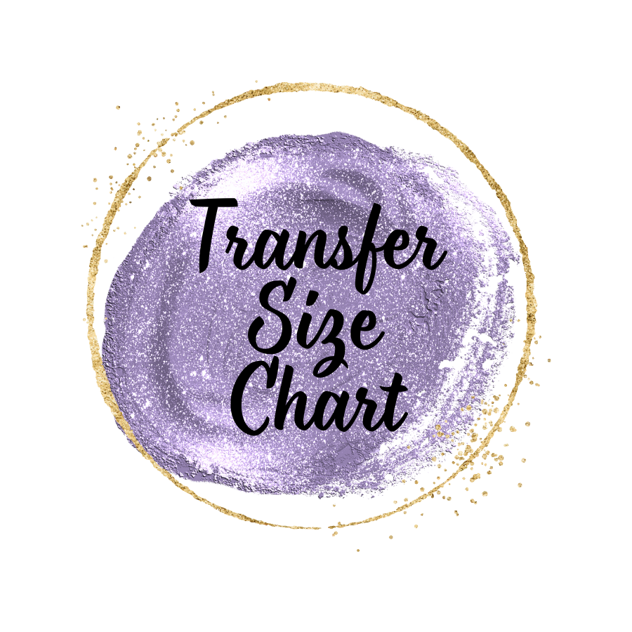 Transfer Size by Apparel Size Chart – Design Sizing & Placement Guide