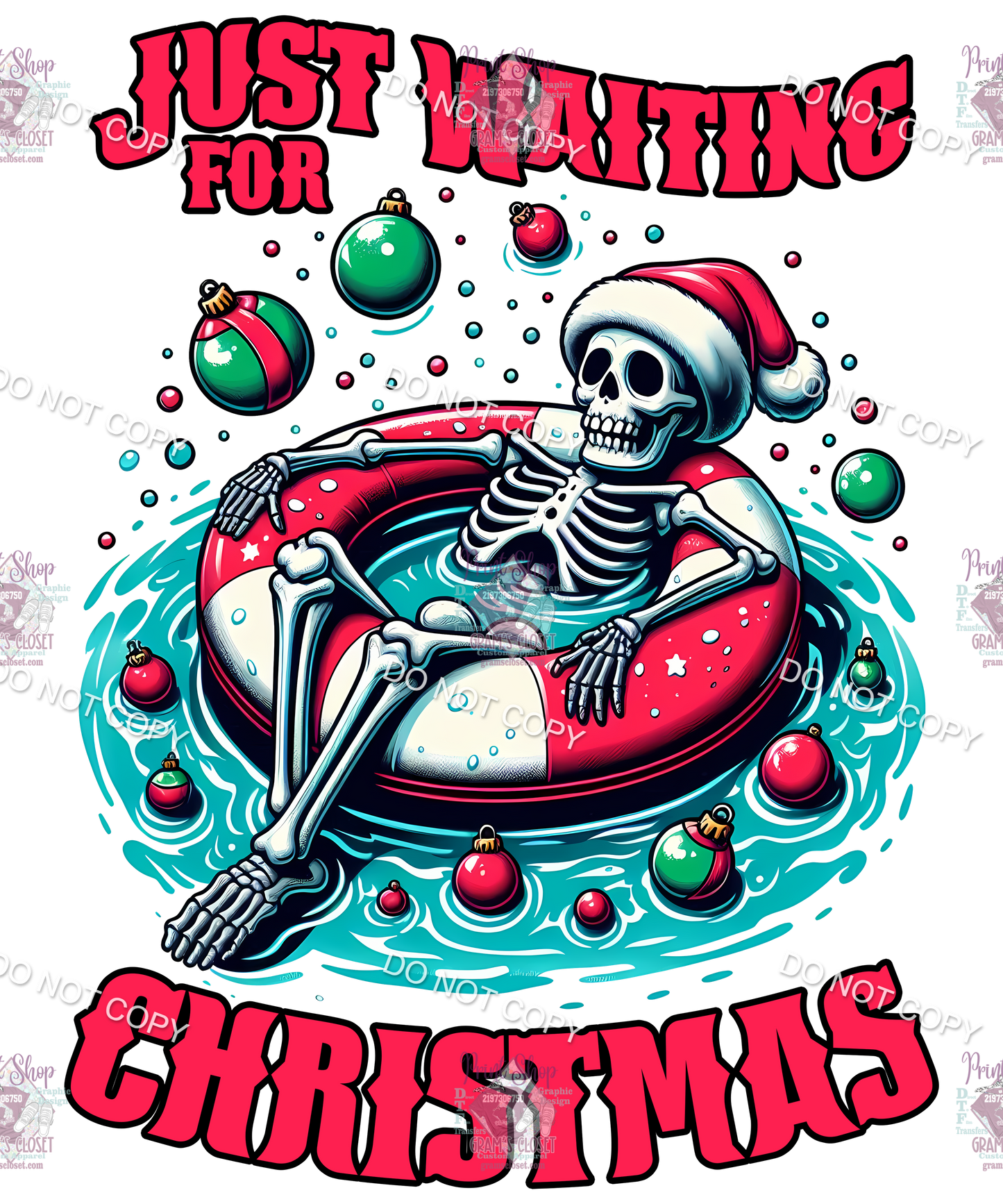 Individual Christmas 18 designs up to 12 inches