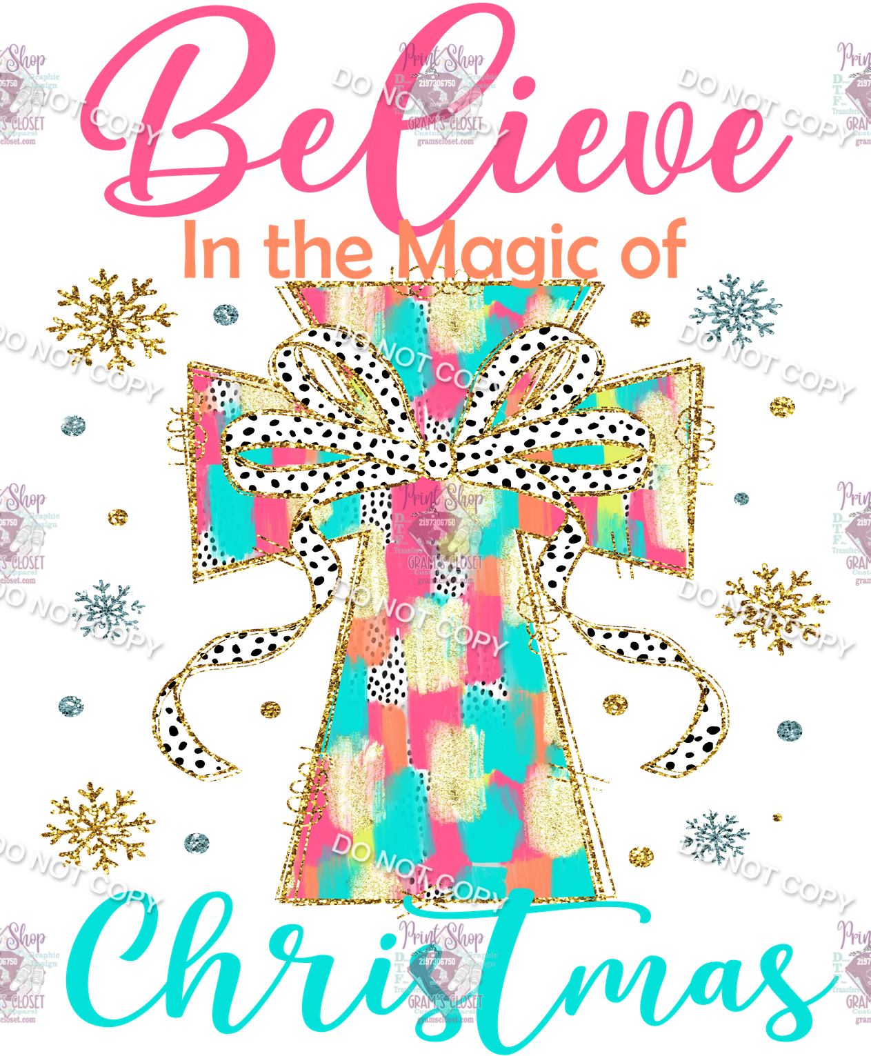 Individual Christmas 18 designs up to 12 inches