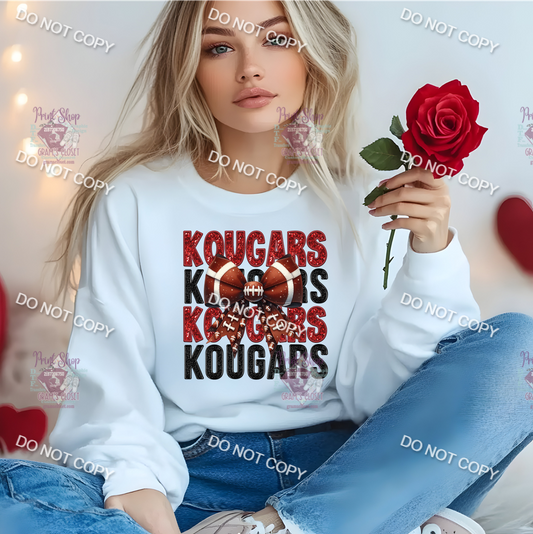 Kougars Football Bow