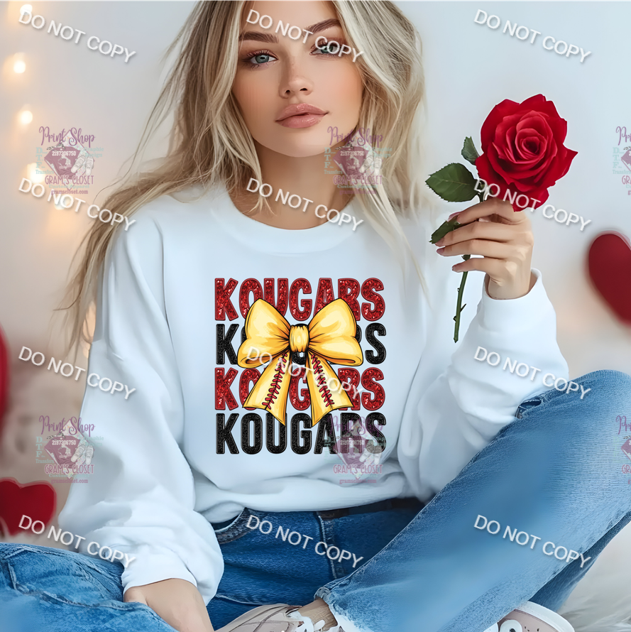 Kougars Softball Bow