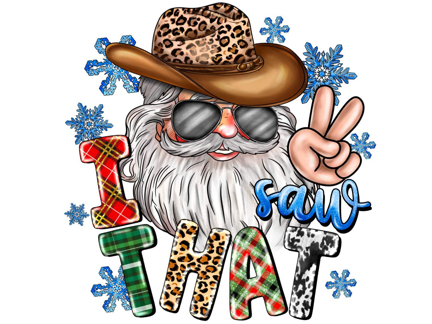 Western Christmas Individual 18 designs up to 12 inches