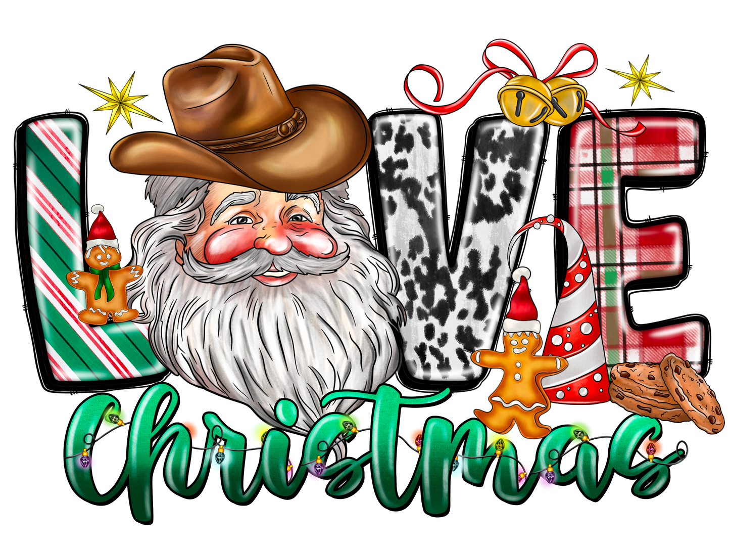 Western Christmas Individual 18 designs up to 12 inches