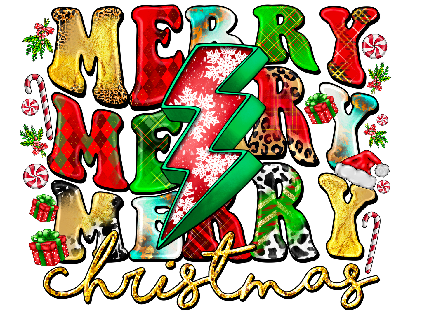 Western Christmas Individual 18 designs up to 12 inches