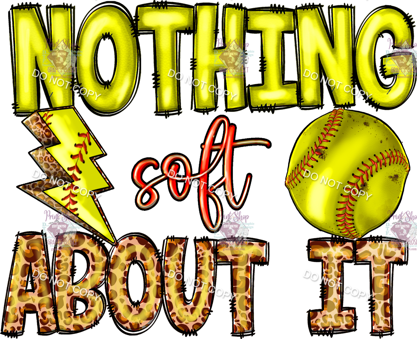 Softball Designs Transfer