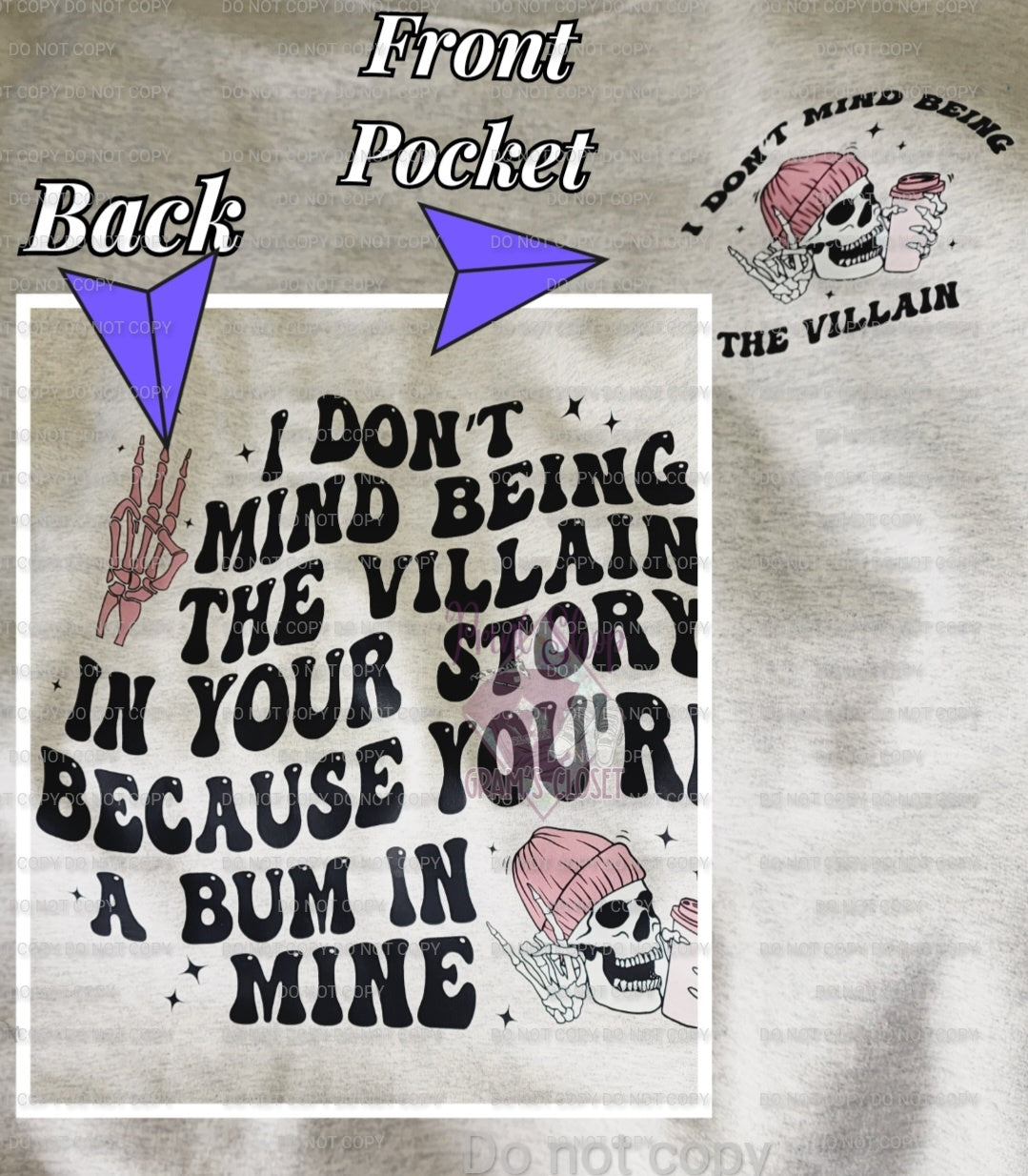 Single Gram's Closet Exclusive Prints DTF Prints