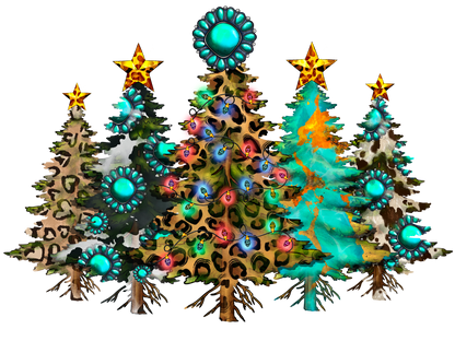 Western Christmas Individual 18 designs up to 12 inches