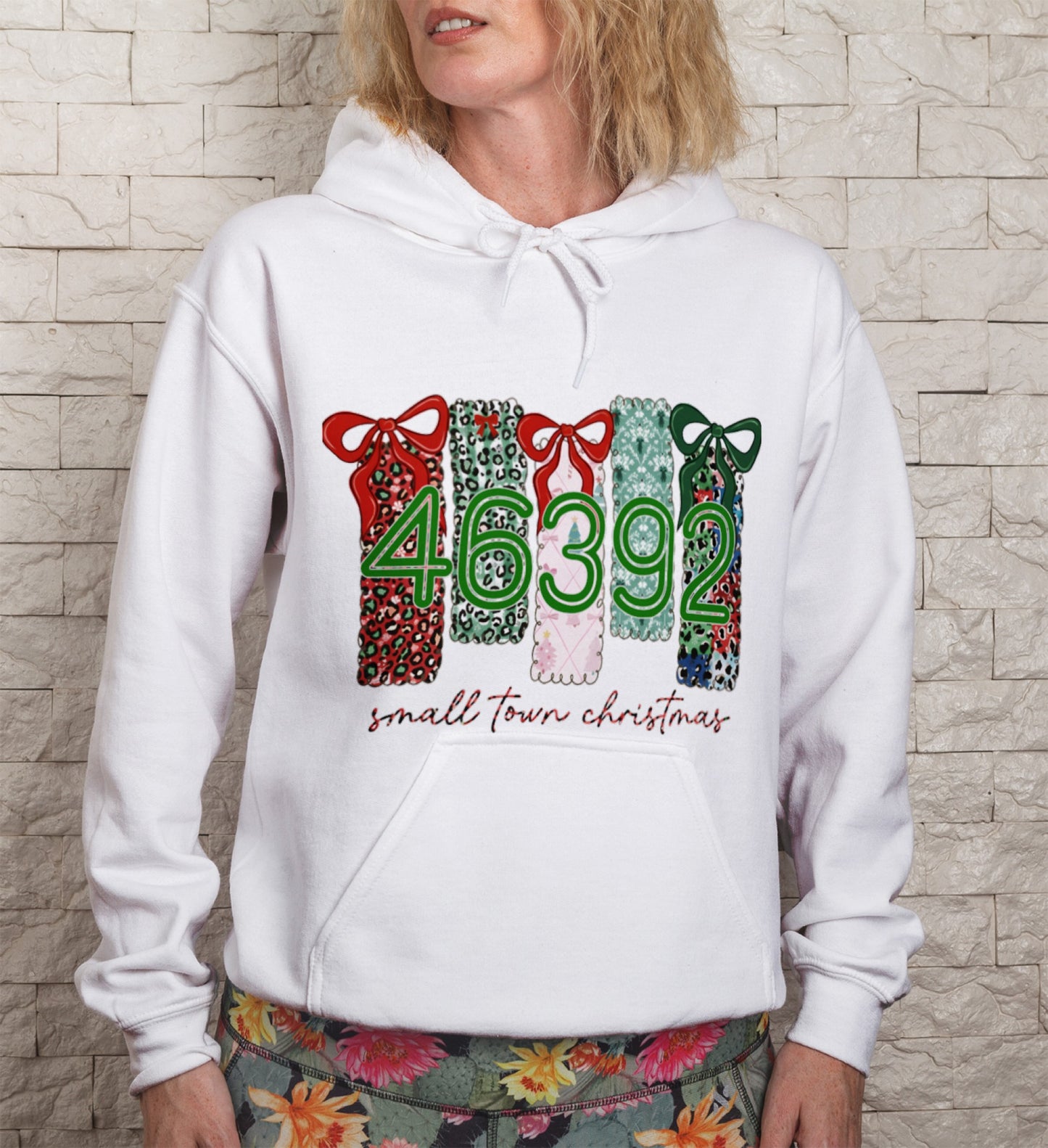 Small Town Christmas custom zipcode Prints
