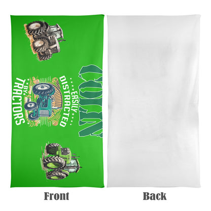 Tractor GrungeColin Beach Towel 31"x71"(NEW)