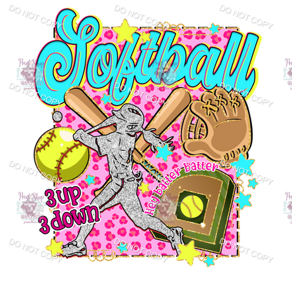 Softball Designs Transfer