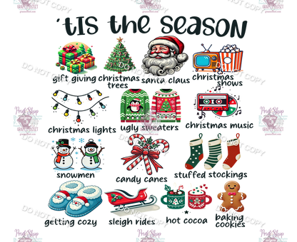 Individual Christmas 18 designs up to 12 inches