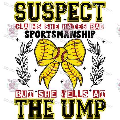 Softball Designs Transfer