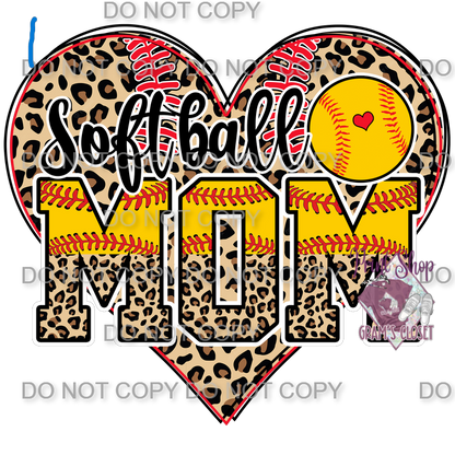 Softball Designs DTF Transfer – Hot Peel for Durable Apparel