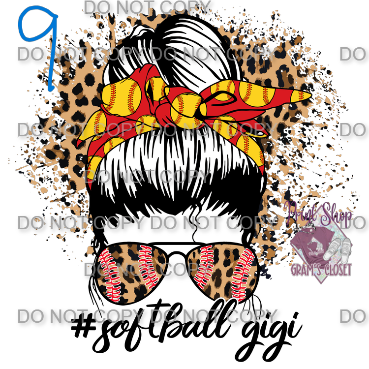 Softball Designs DTF Transfer – Hot Peel for Durable Apparel