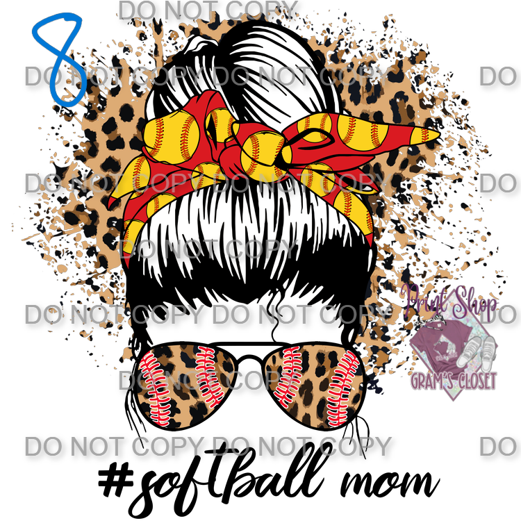 Softball Designs DTF Transfer – Hot Peel for Durable Apparel