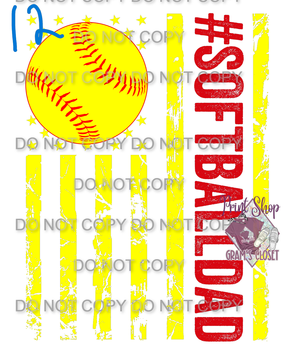 Softball Designs DTF Transfer – Hot Peel for Durable Apparel