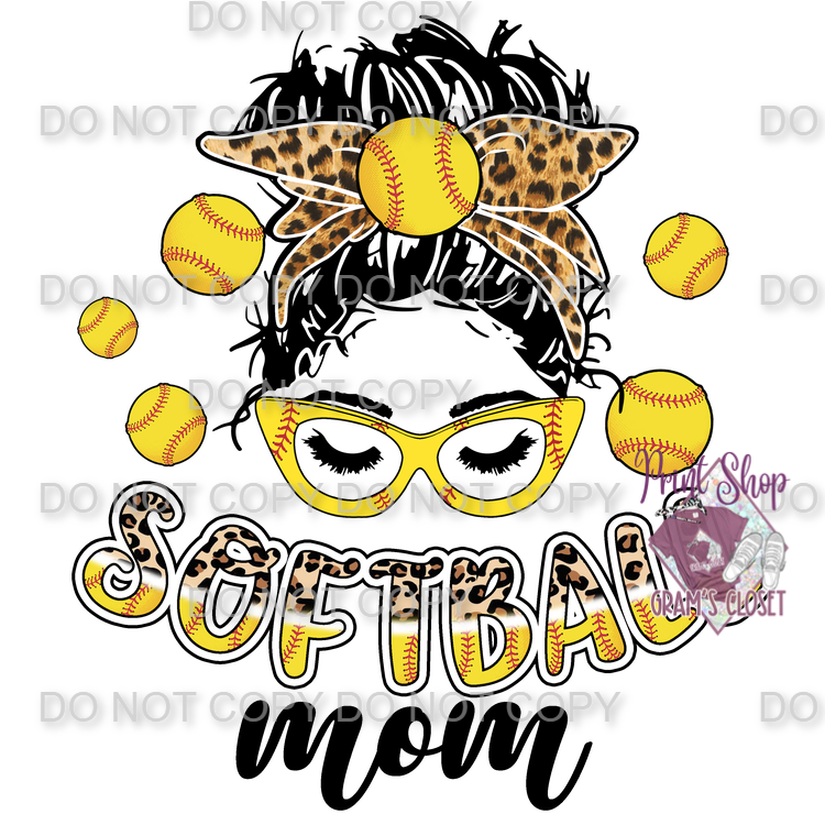 Softball Designs DTF Transfer – Hot Peel for Durable Apparel