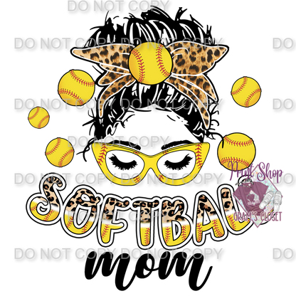 Softball Designs DTF Transfer – Hot Peel for Durable Apparel