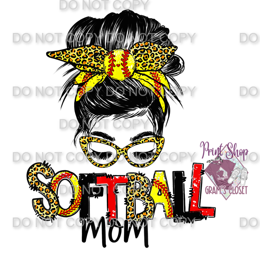 Softball Designs DTF Transfer – Hot Peel for Durable Apparel