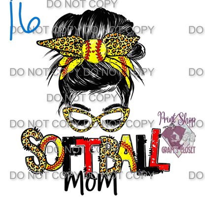 Softball Designs DTF Transfer – Hot Peel for Durable Apparel