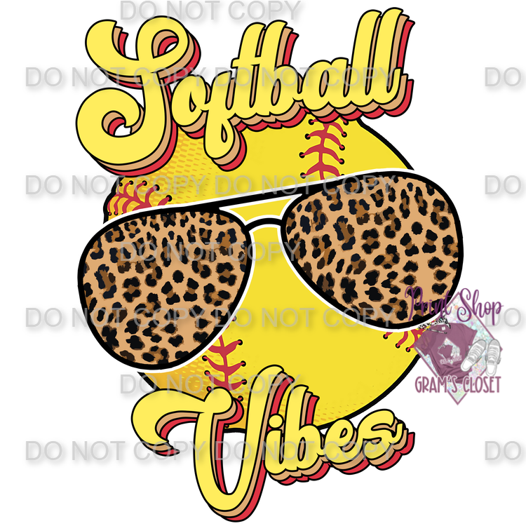 Softball Designs DTF Transfer – Hot Peel for Durable Apparel