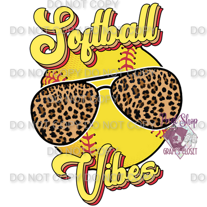 Softball Designs DTF Transfer – Hot Peel for Durable Apparel